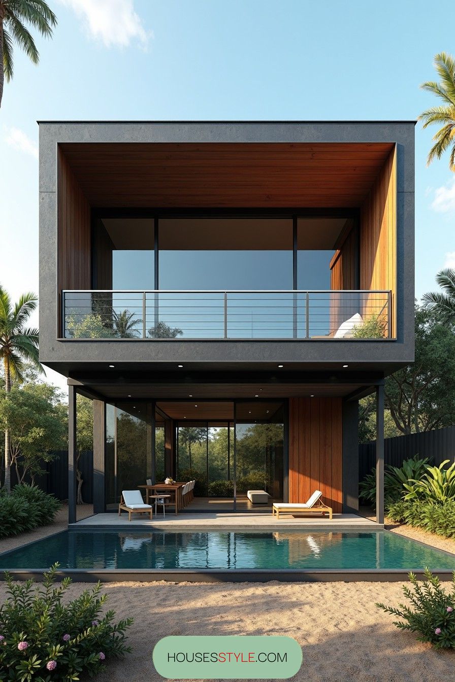 A Sleek Cube Set in the Tropics