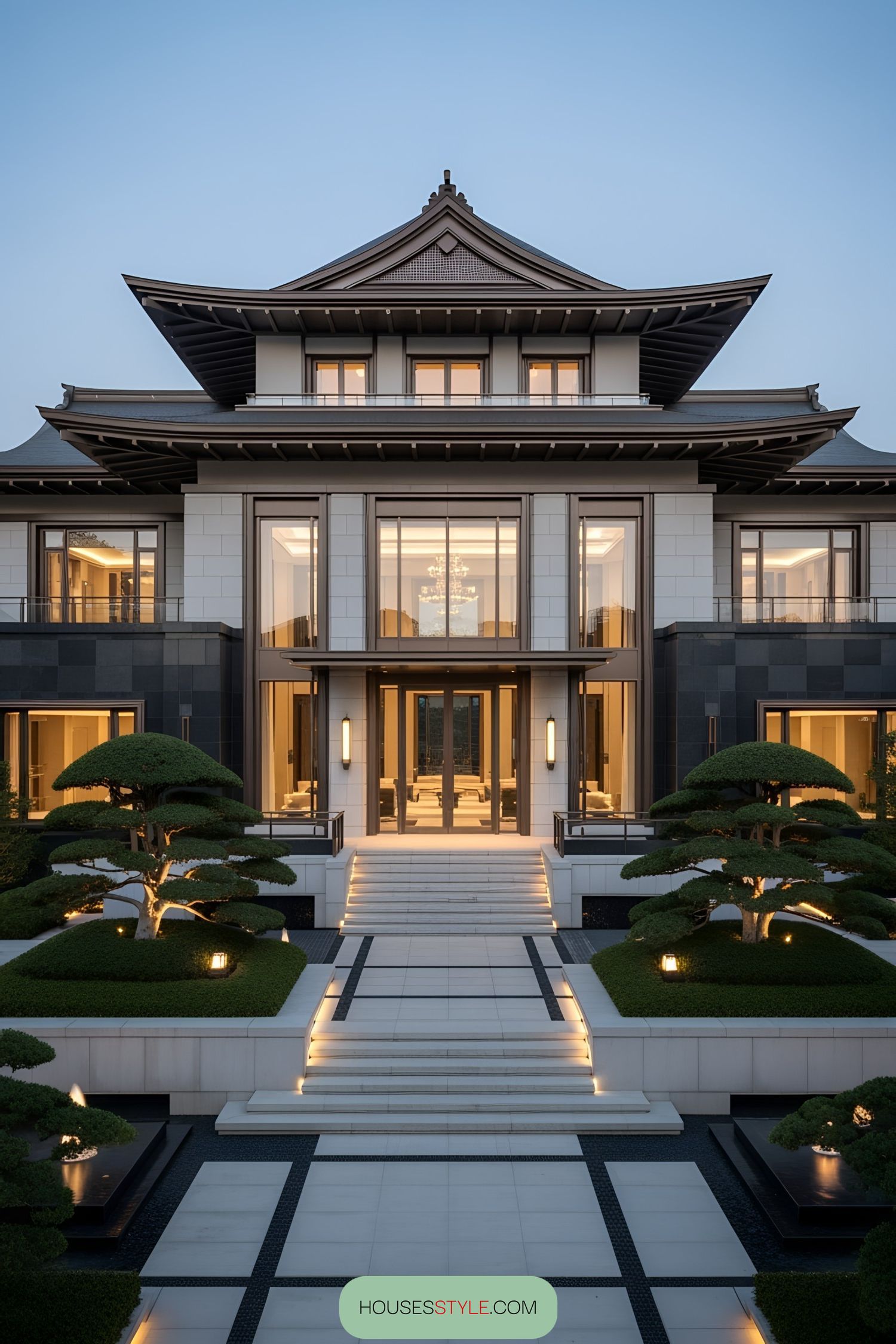 1. A Modern Take on the Japanese Castle