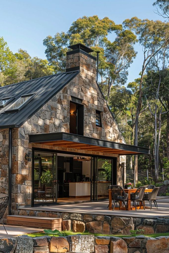 Steel And Timber Update A Stone Cottage