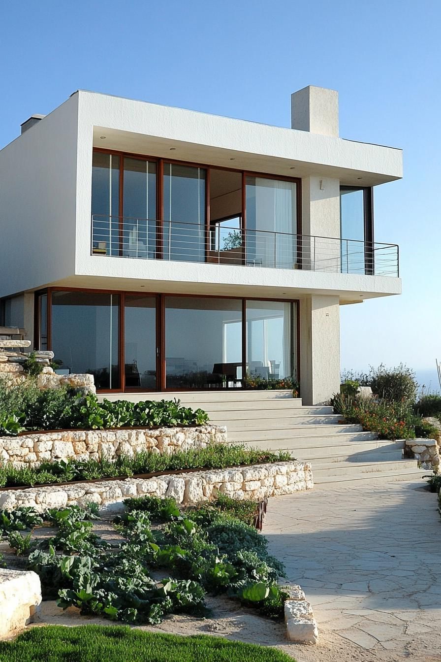 Modern Eco House With a Garden Setting