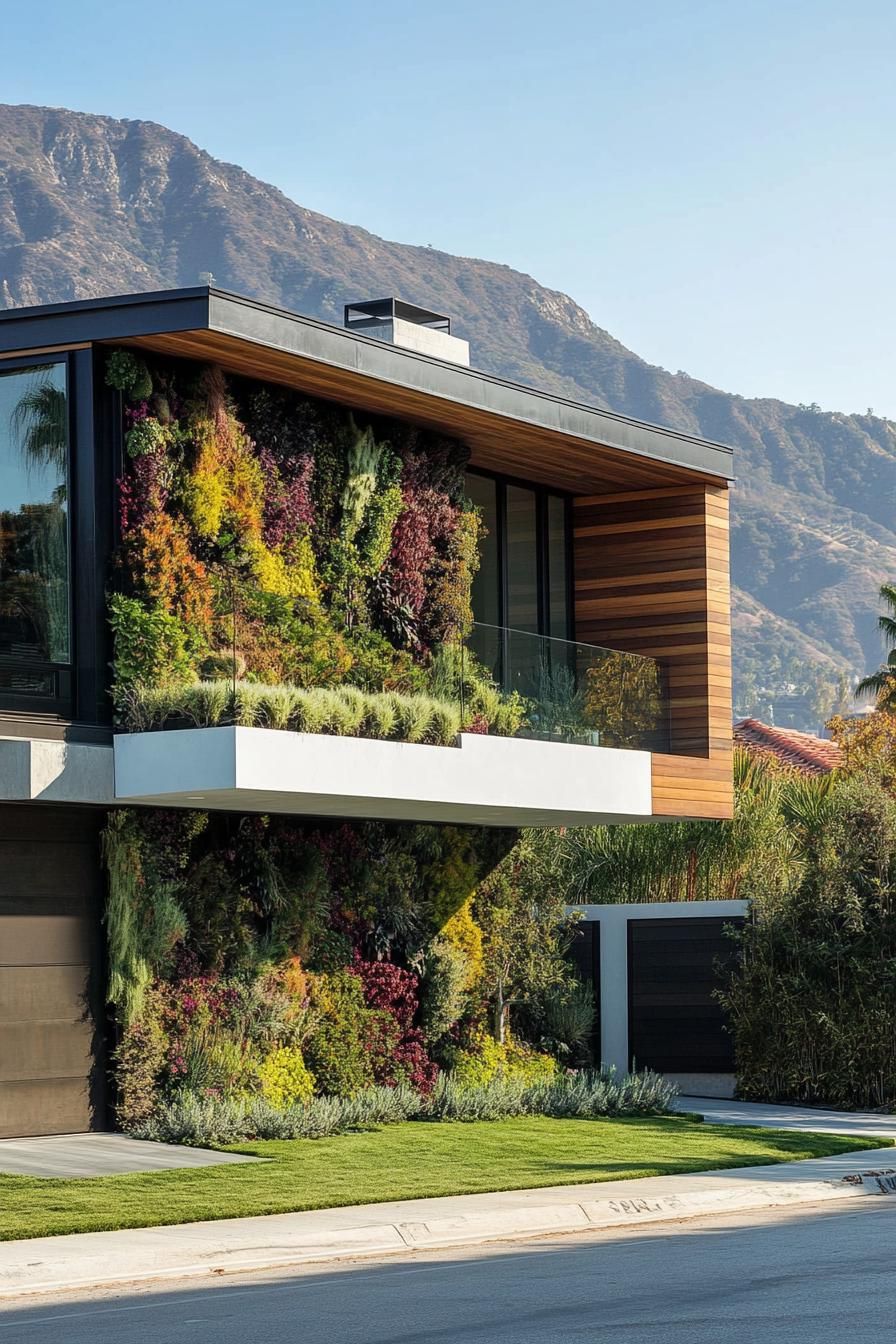 Vertical Green Walls With Built-In Irrigation