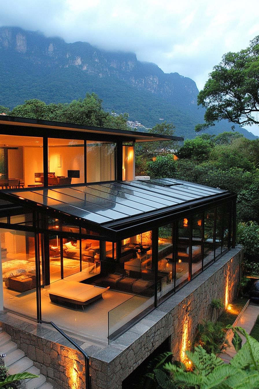 Glass Roofs With Smart Tinting