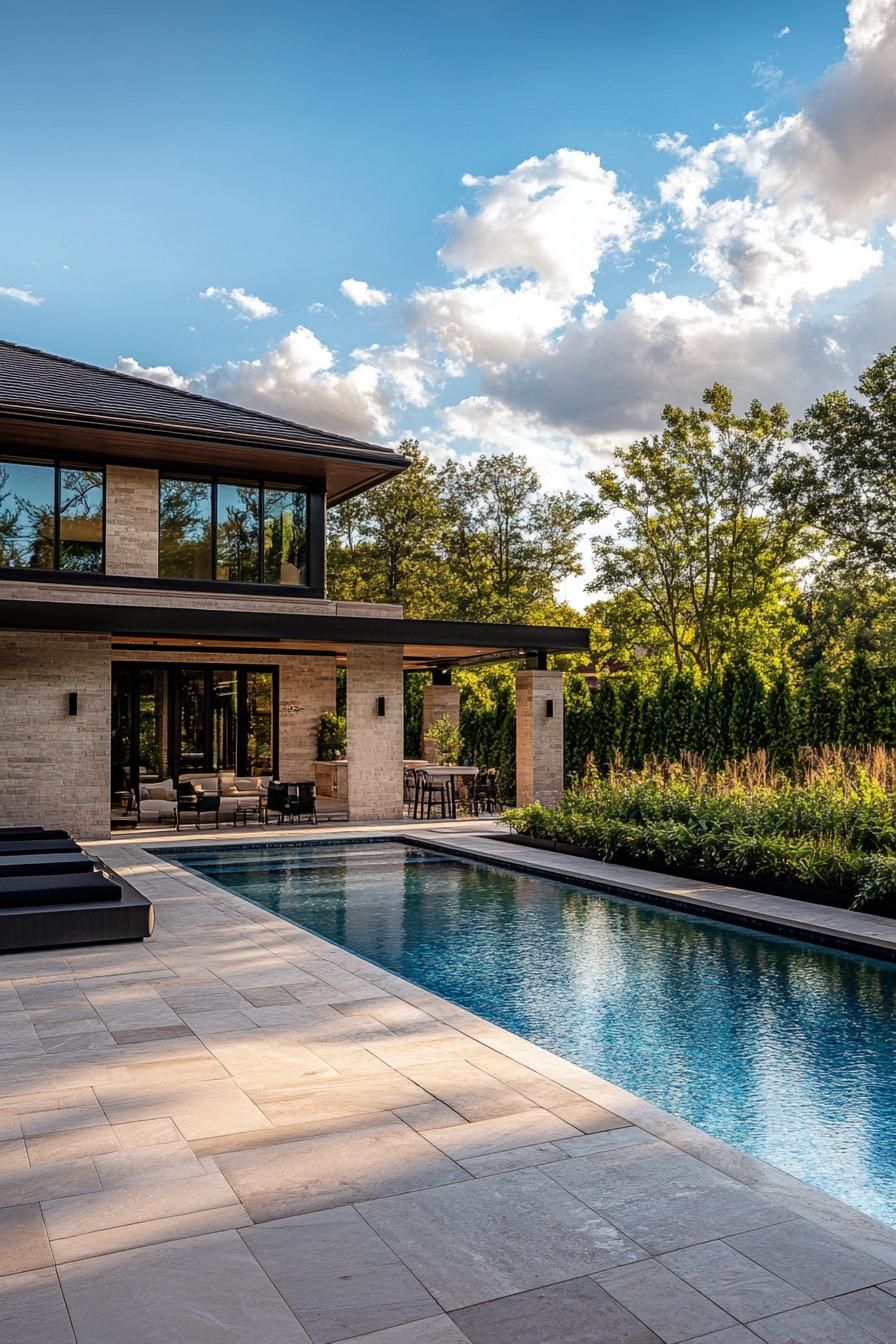Modern Luxury Home With Pool Elegance