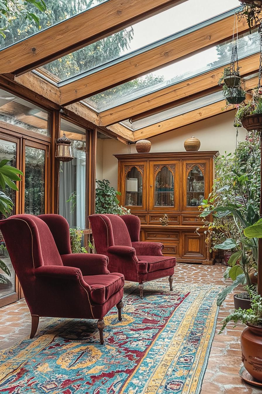 7. Bright Sitting Room in a Glass House
