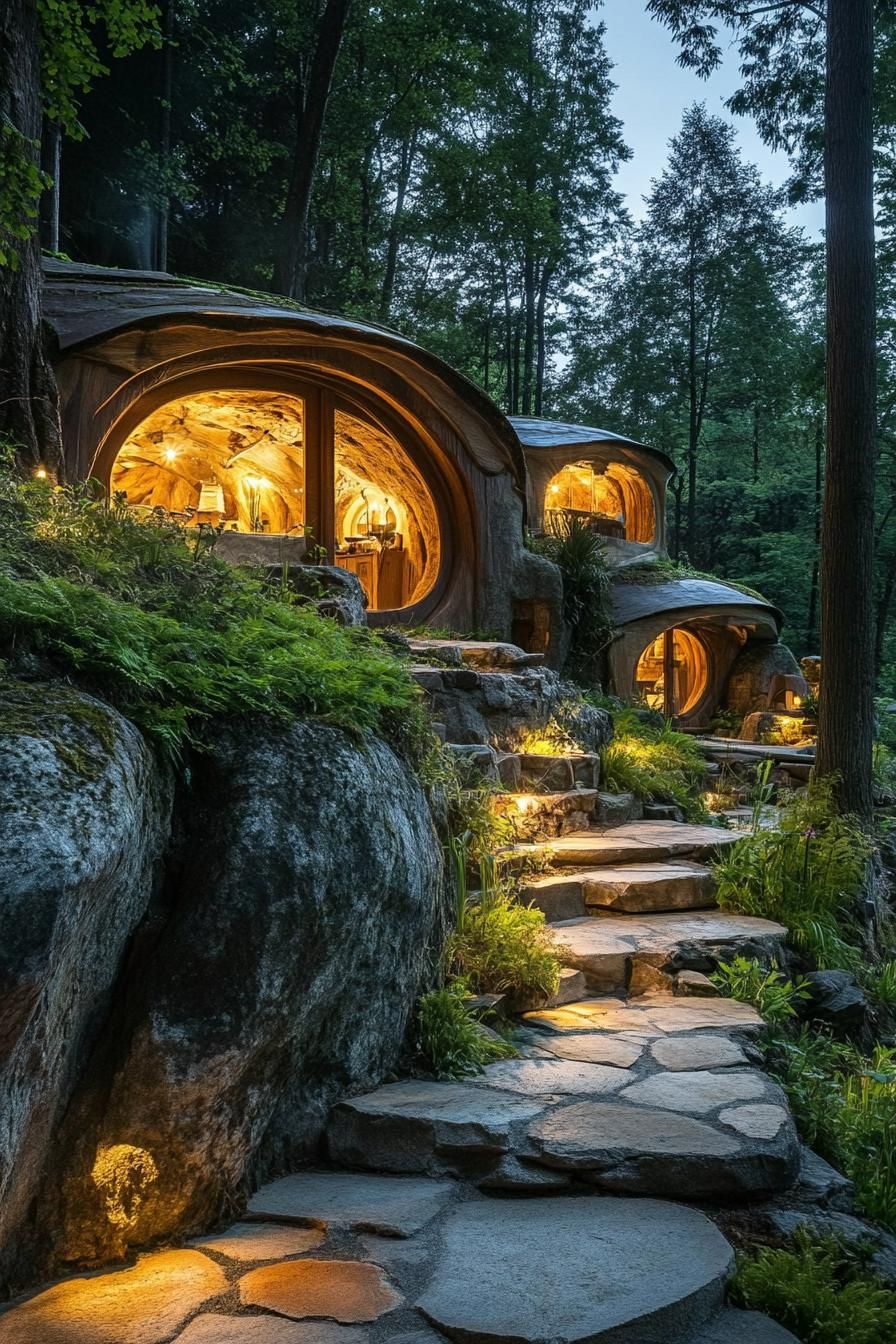 Underground Homes With Hobbit-style Charm