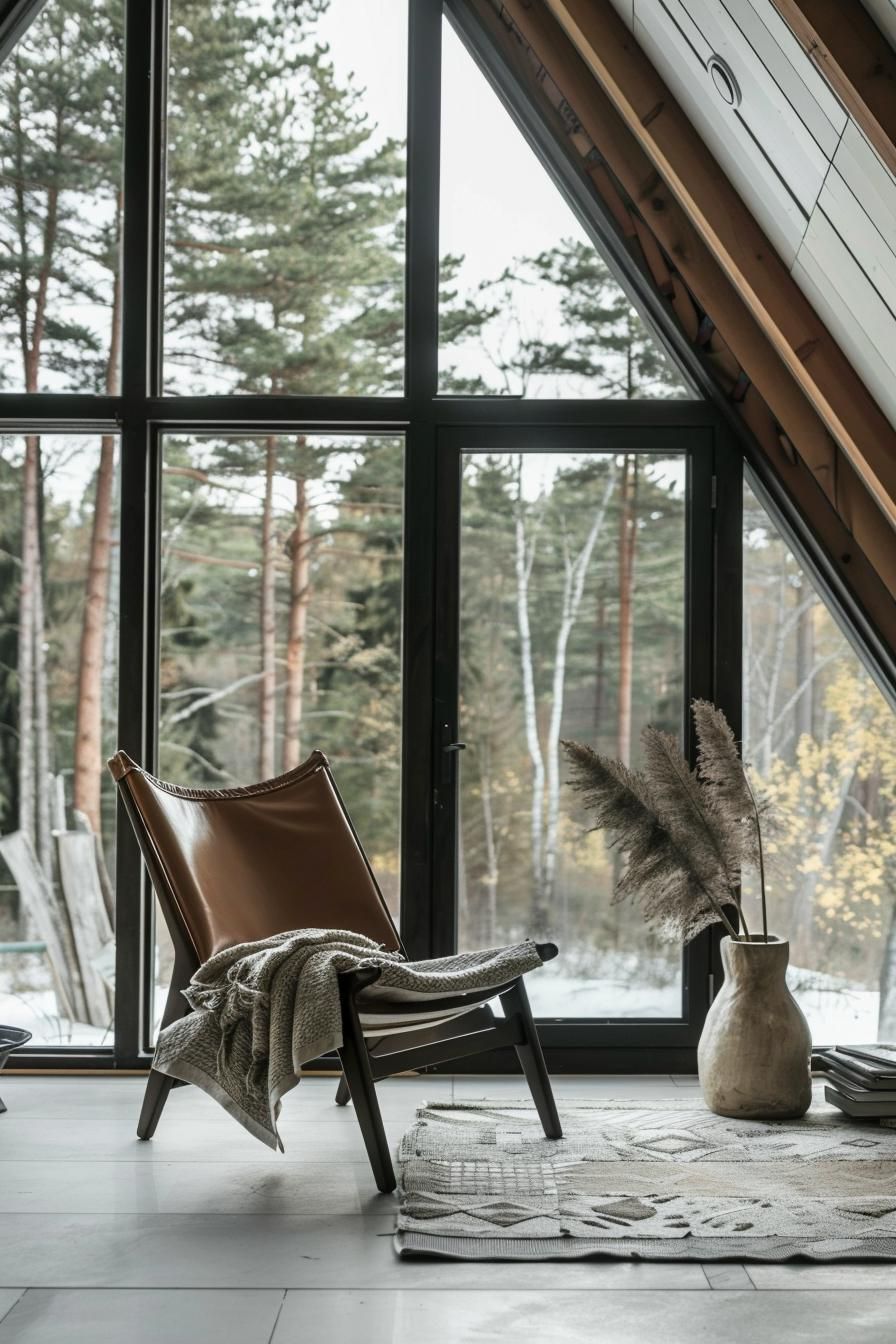 Scandinavian A-frame With Wood Interiors - photo 4