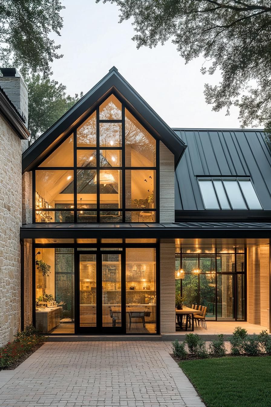 3. Modern Atrium House