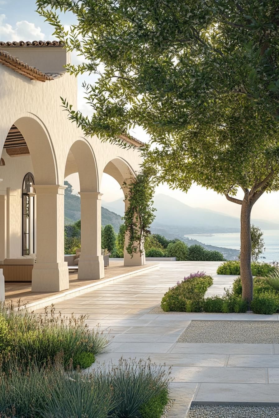 Classic Arches on a Grand Mansion