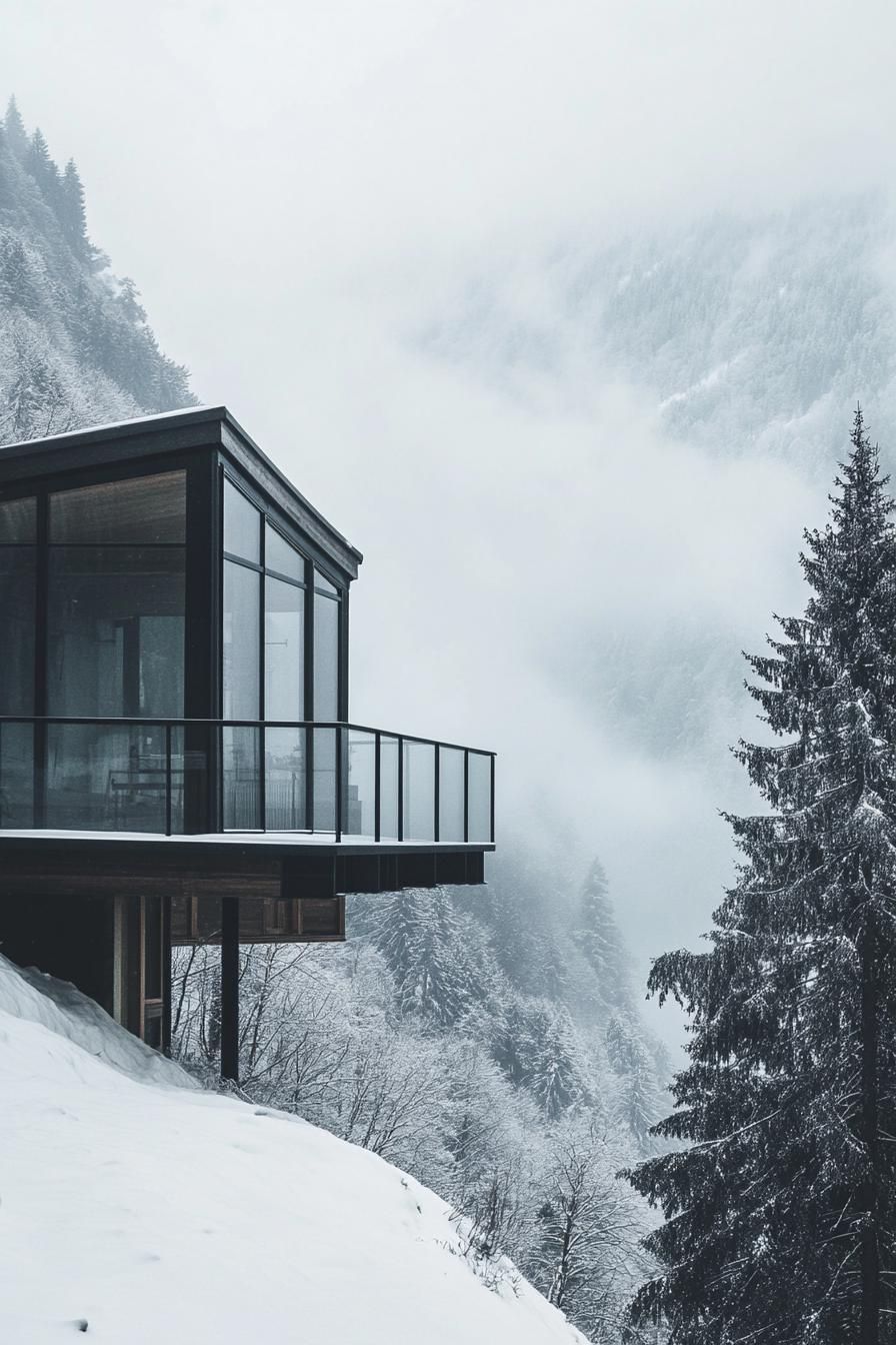 A Cabin Perched Above the Clouds
