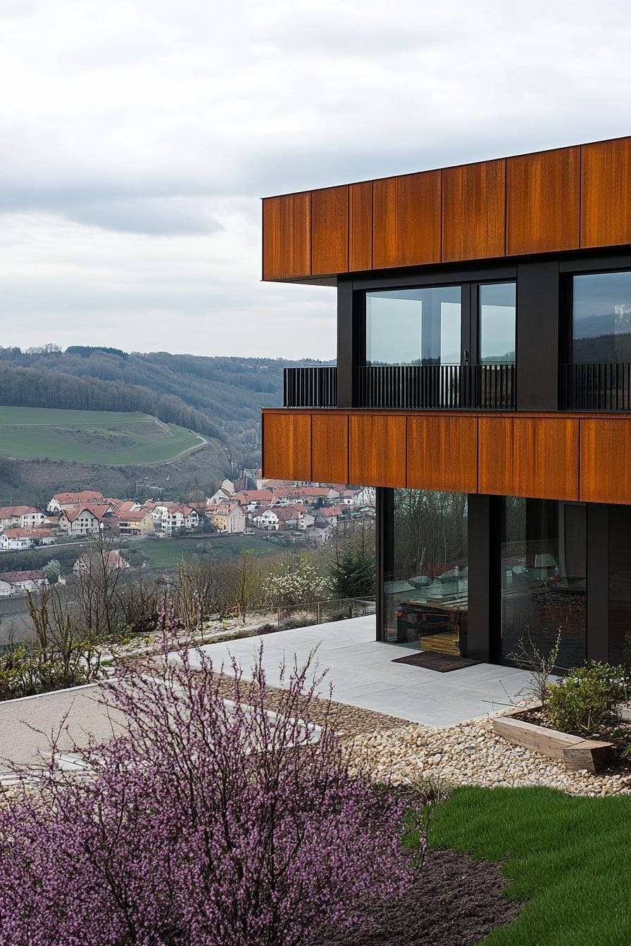 Timber and Corten Steel for an Industrial Edge - photo 2