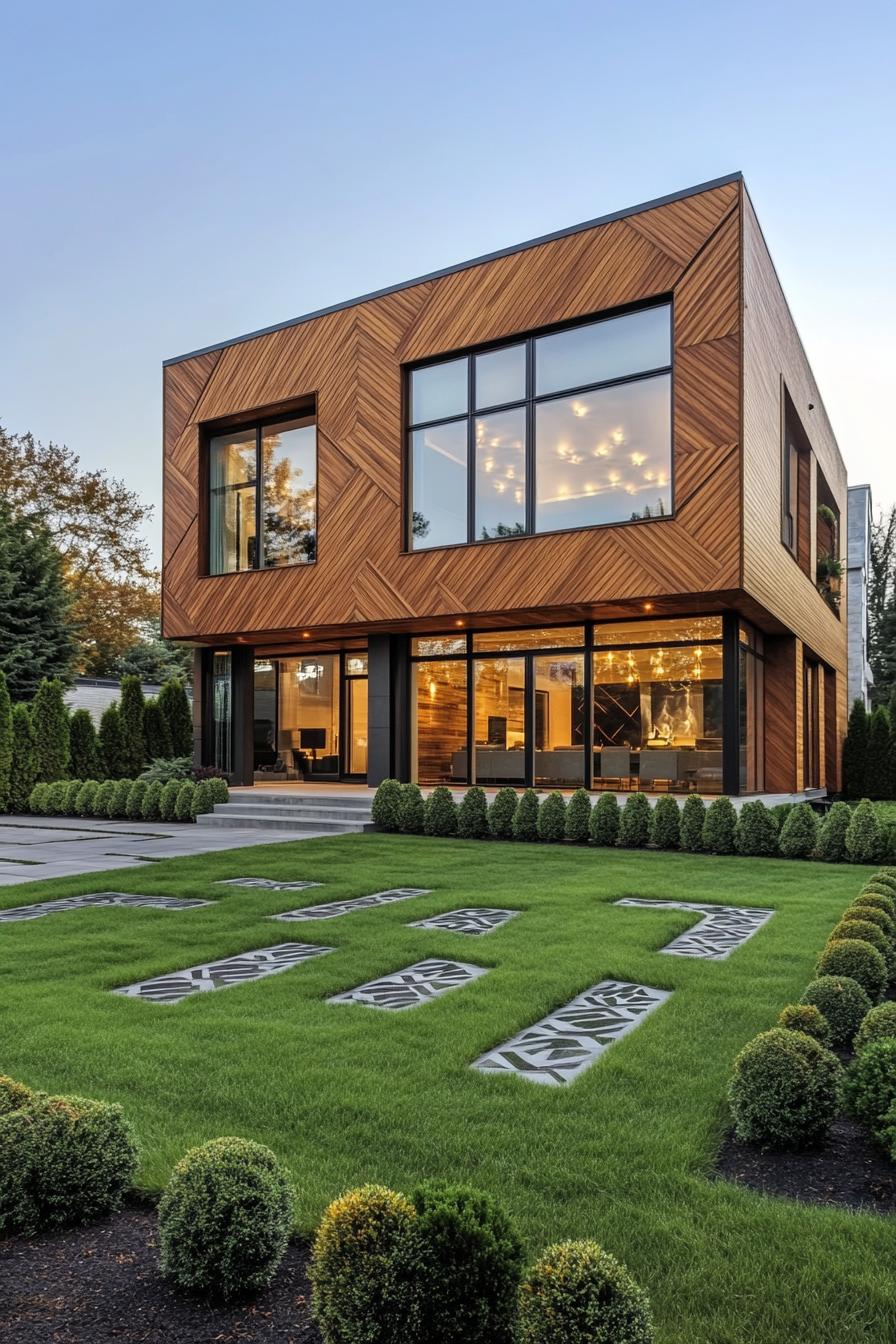 Stylish Modern Wooden Marvel