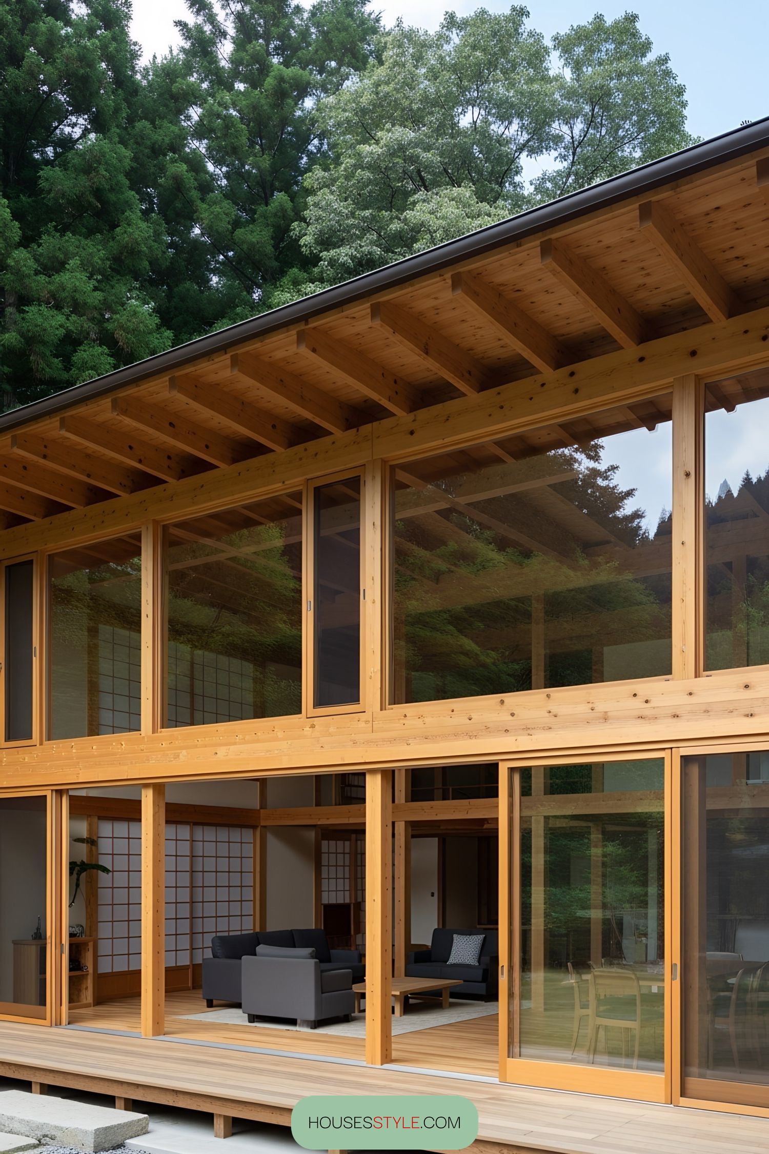 5. Modern Calm in the Middle of the Forest