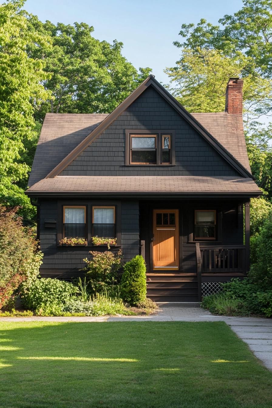 A Cottage Dressed in Warm Summer Tones