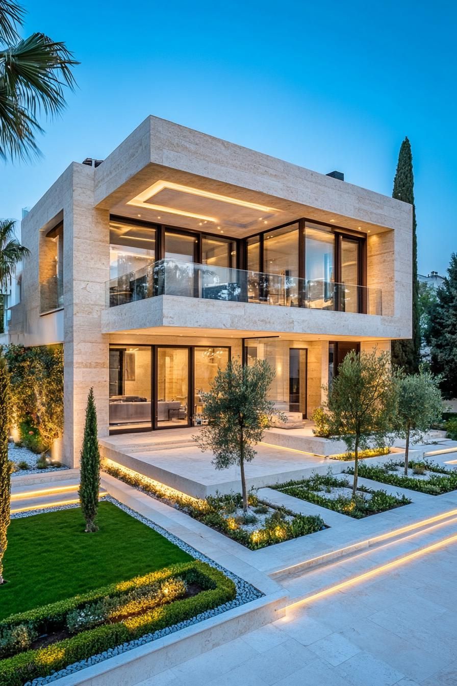 A Sleek, Chic Modern Mansion