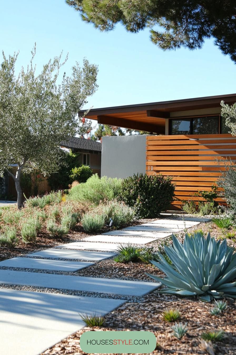 Sleek, Horizontal Wood Slat Fencing - photo 3
