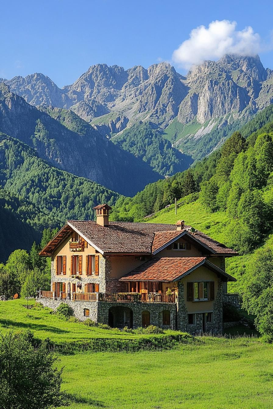 Alpine-Style Retreat in the Hills
