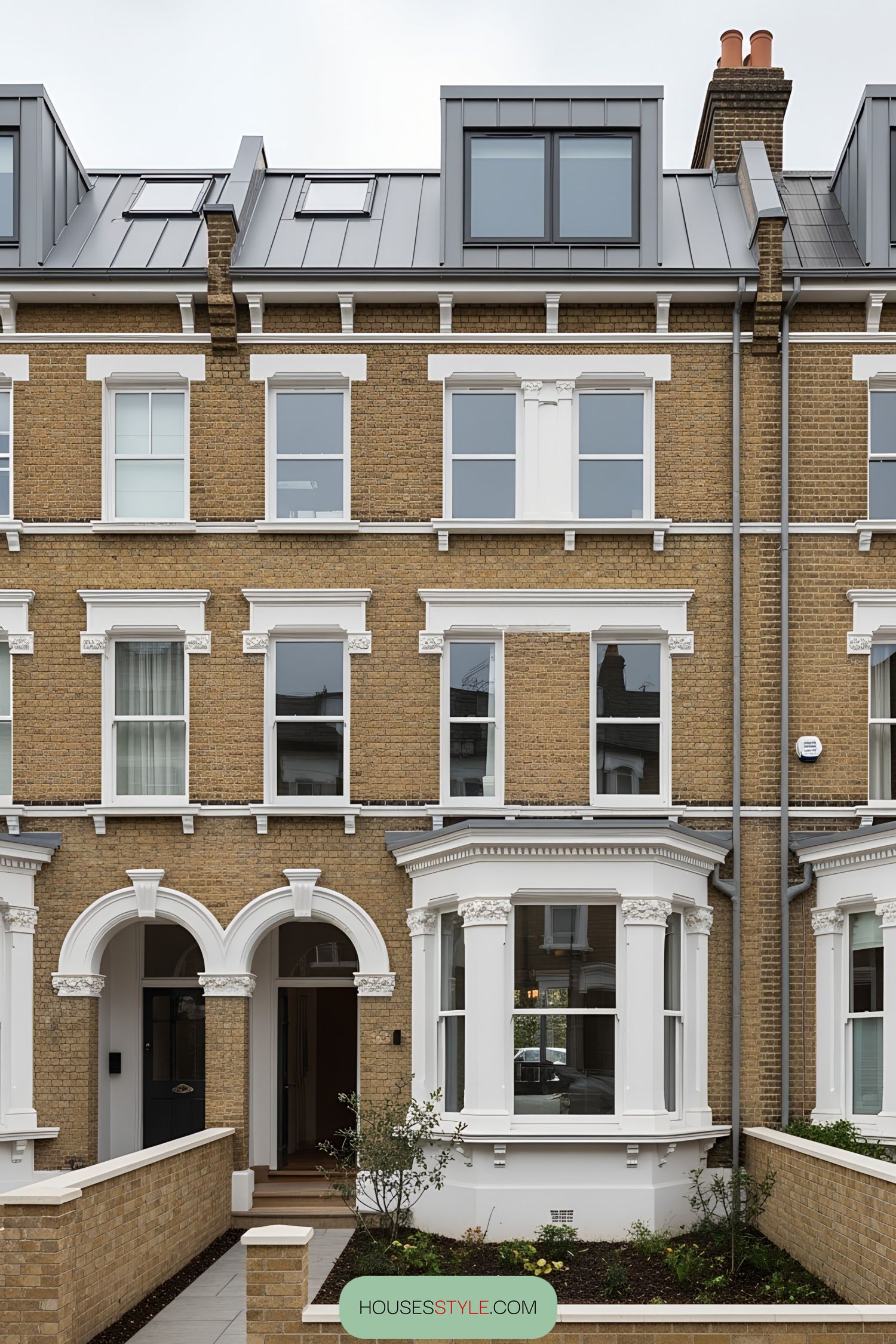Arched Entryways and Bay Windows in Victorian Homes