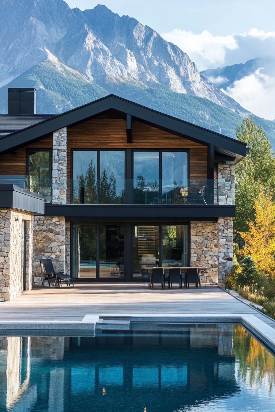 An Alpine Oasis With Contemporary Style