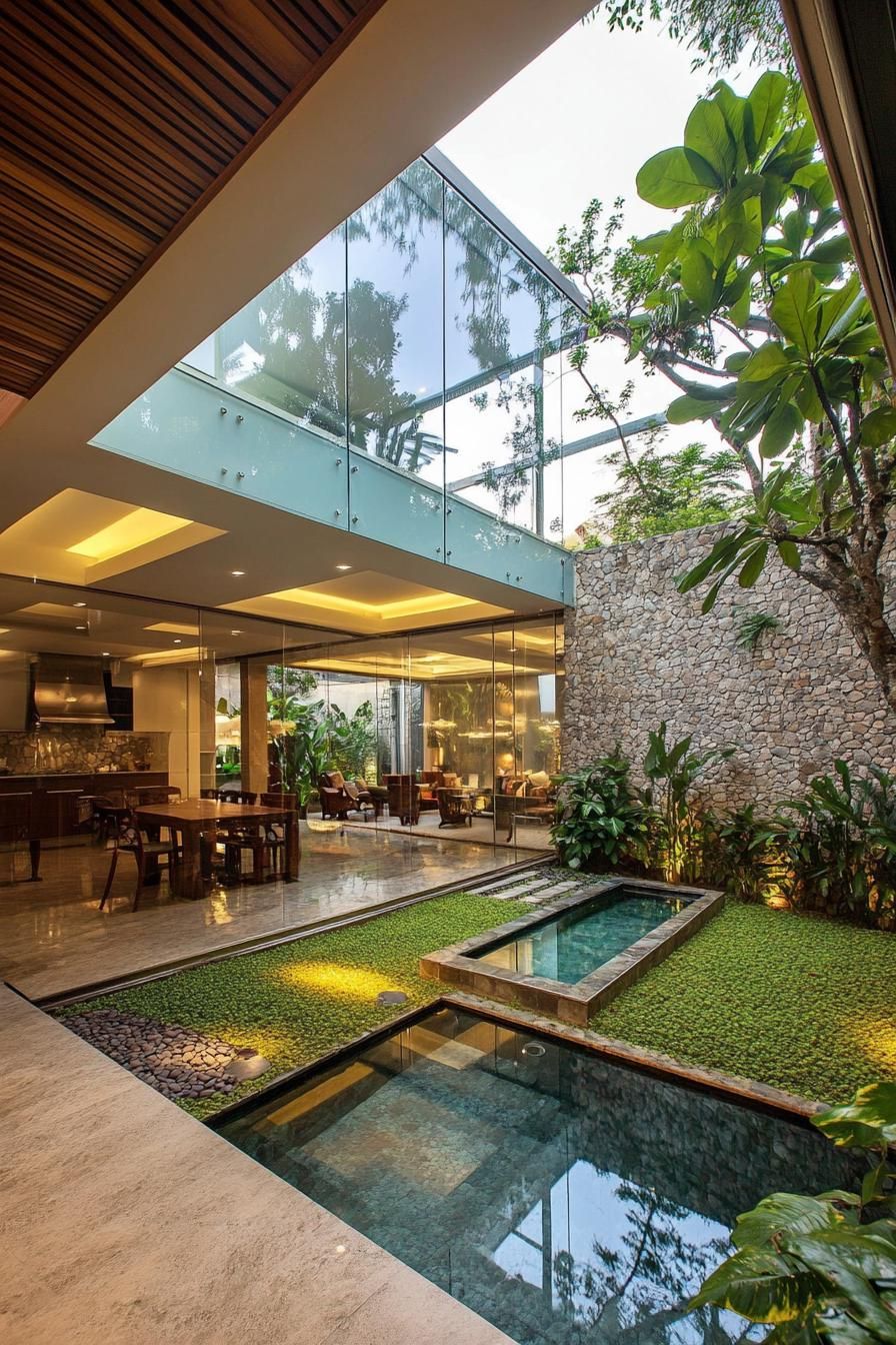 Garden Paradise Under a Glass Roof