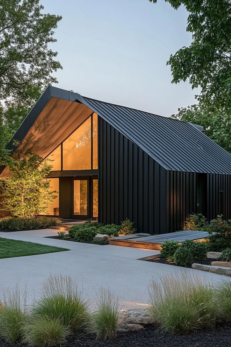 Asymmetrical Zinc Roof Styles - photo 2