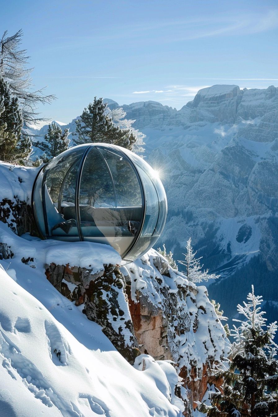 Suspended Glass Sphere Retreat - photo 2