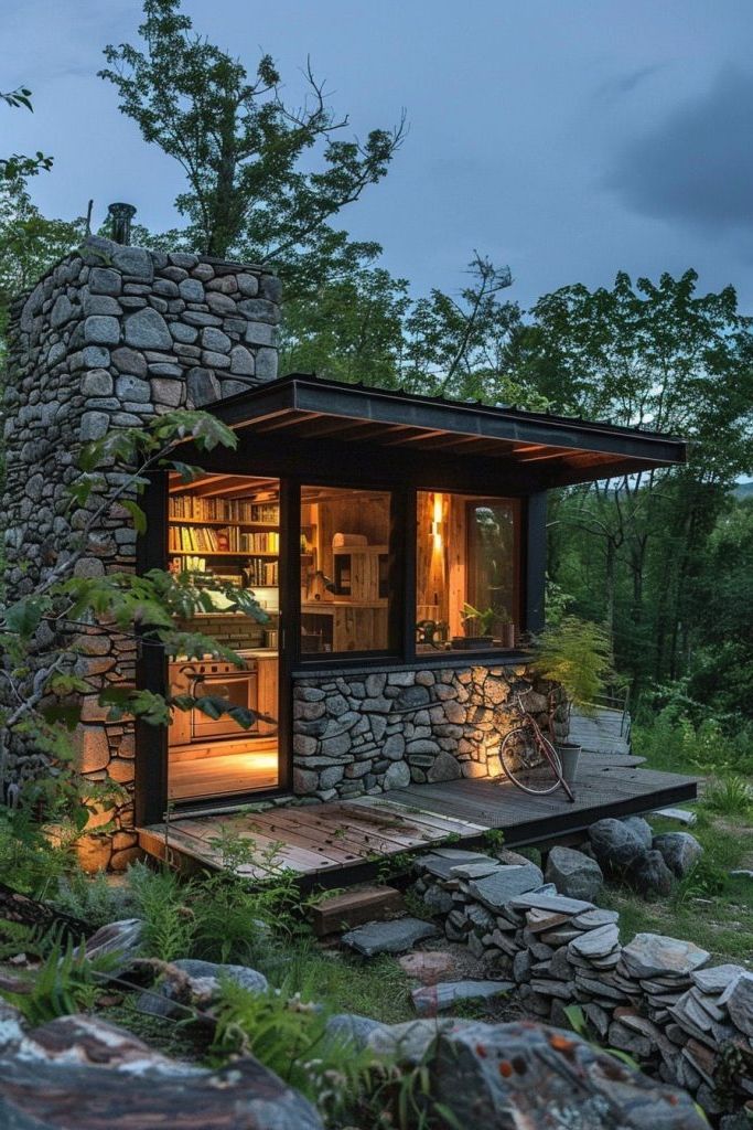 Designing Cabins to Blend Into the Landscape