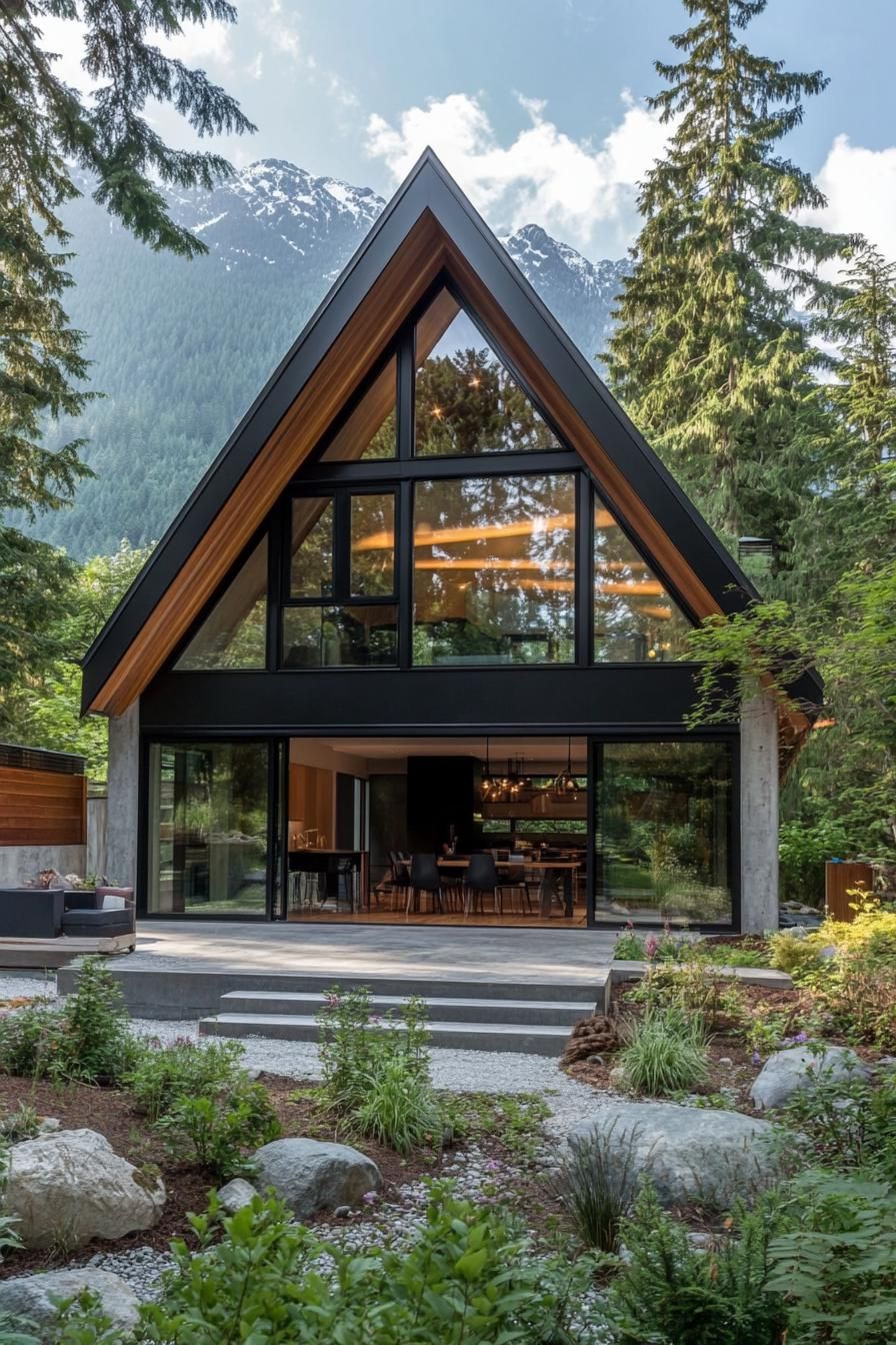 A-Frame Home on a Concrete Base - photo 3