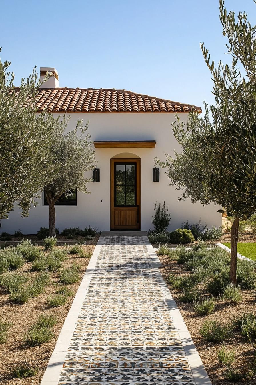 Colorful Mosaic Tile Pathways - photo 4