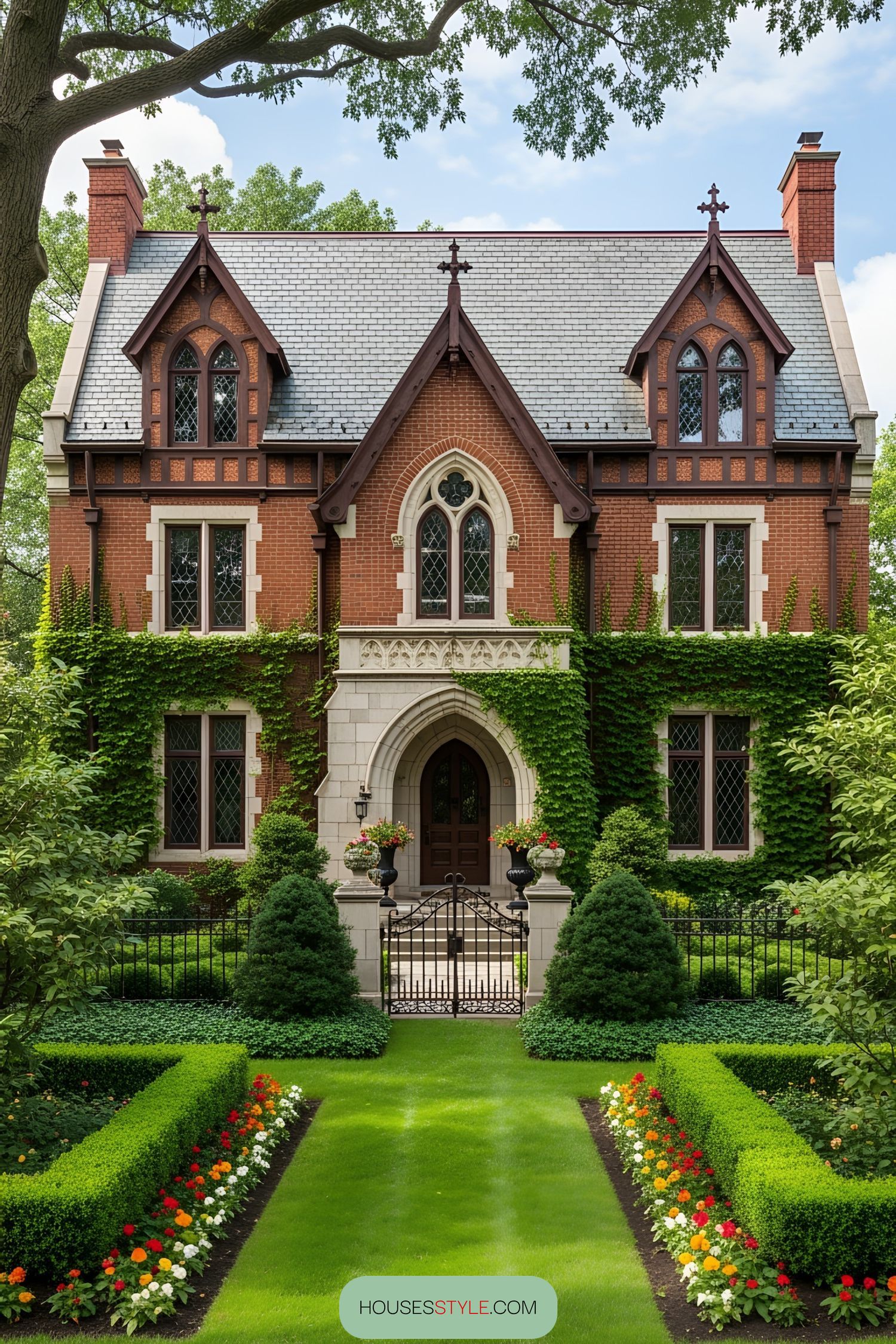 Hidden Haven: A Gothic Retreat Tucked in Nature