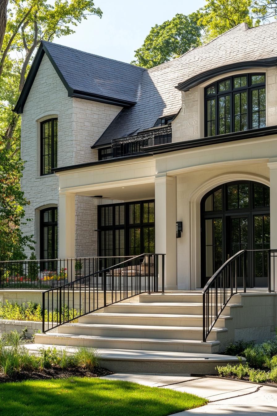 Stone Suburban Retreat With Idyllic Charm
