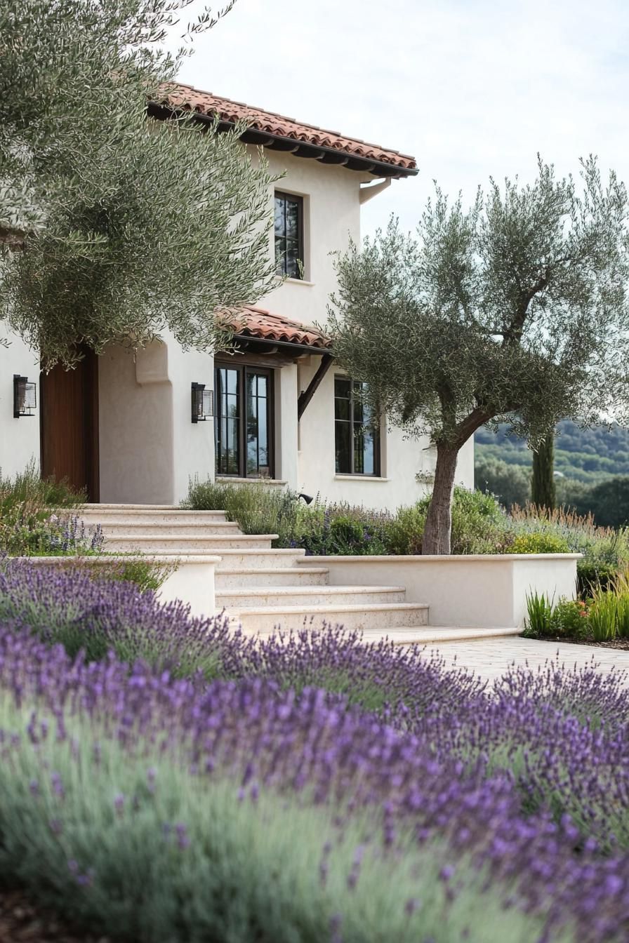 Landscaping With Olive Trees and Lavender - photo 3