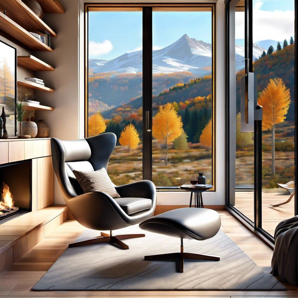 Reading Nooks Facing the Mountains