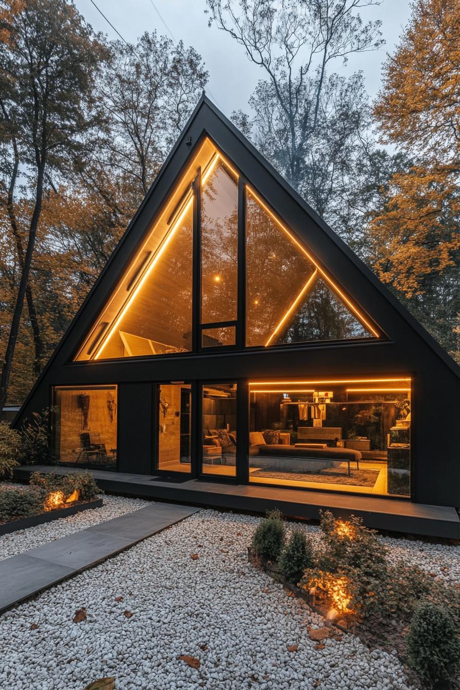 Black Cabin with LED Lighting - photo 2
