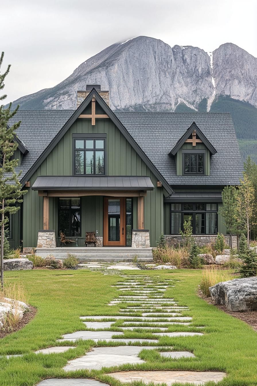 Sage Green Paired With Dark Wood Accents - photo 3