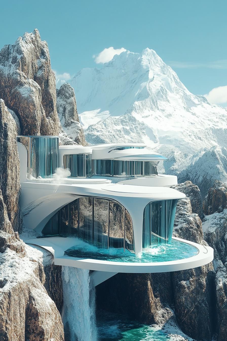 Futuristic Smart Home With High-Tech Features