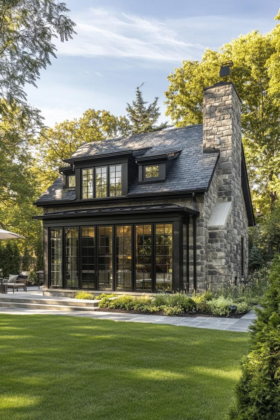 A Stone Cottage With a Modern Edge