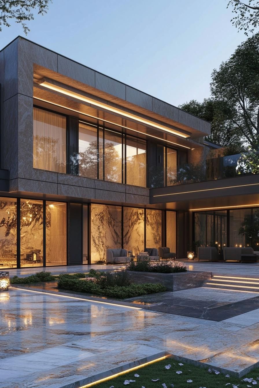 A Luxury Modern Home That Owns the Block