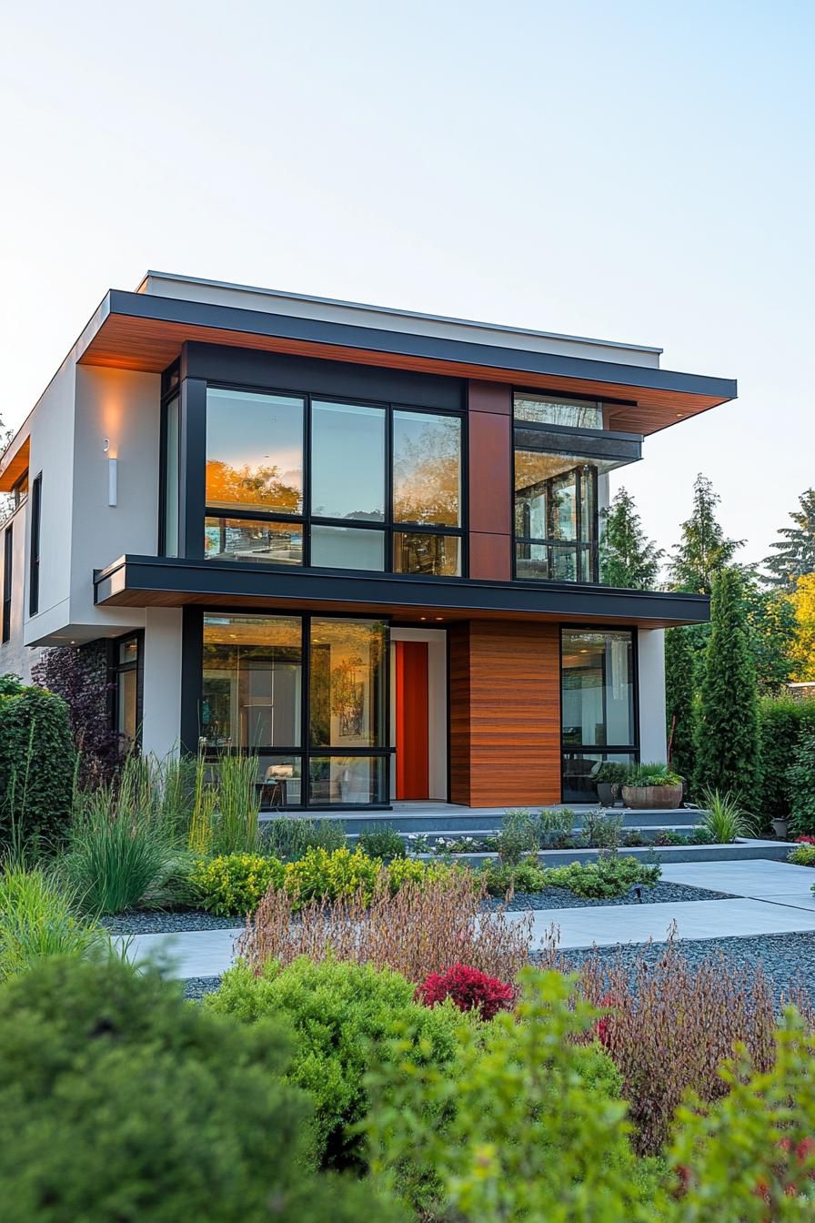 Bold Colors and Asymmetrical Window Designs - photo 2
