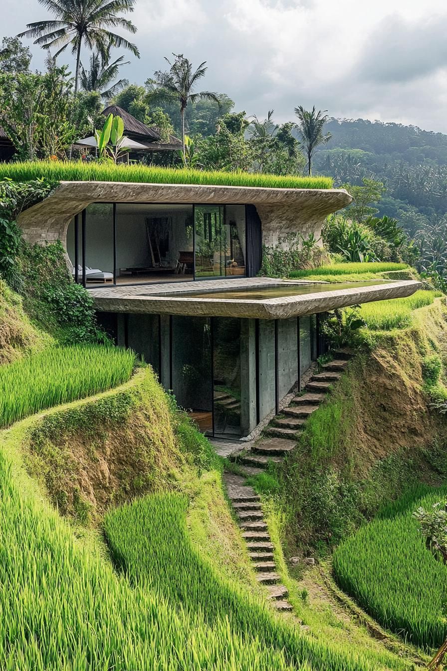 Terraced Levels With Garden Beds
