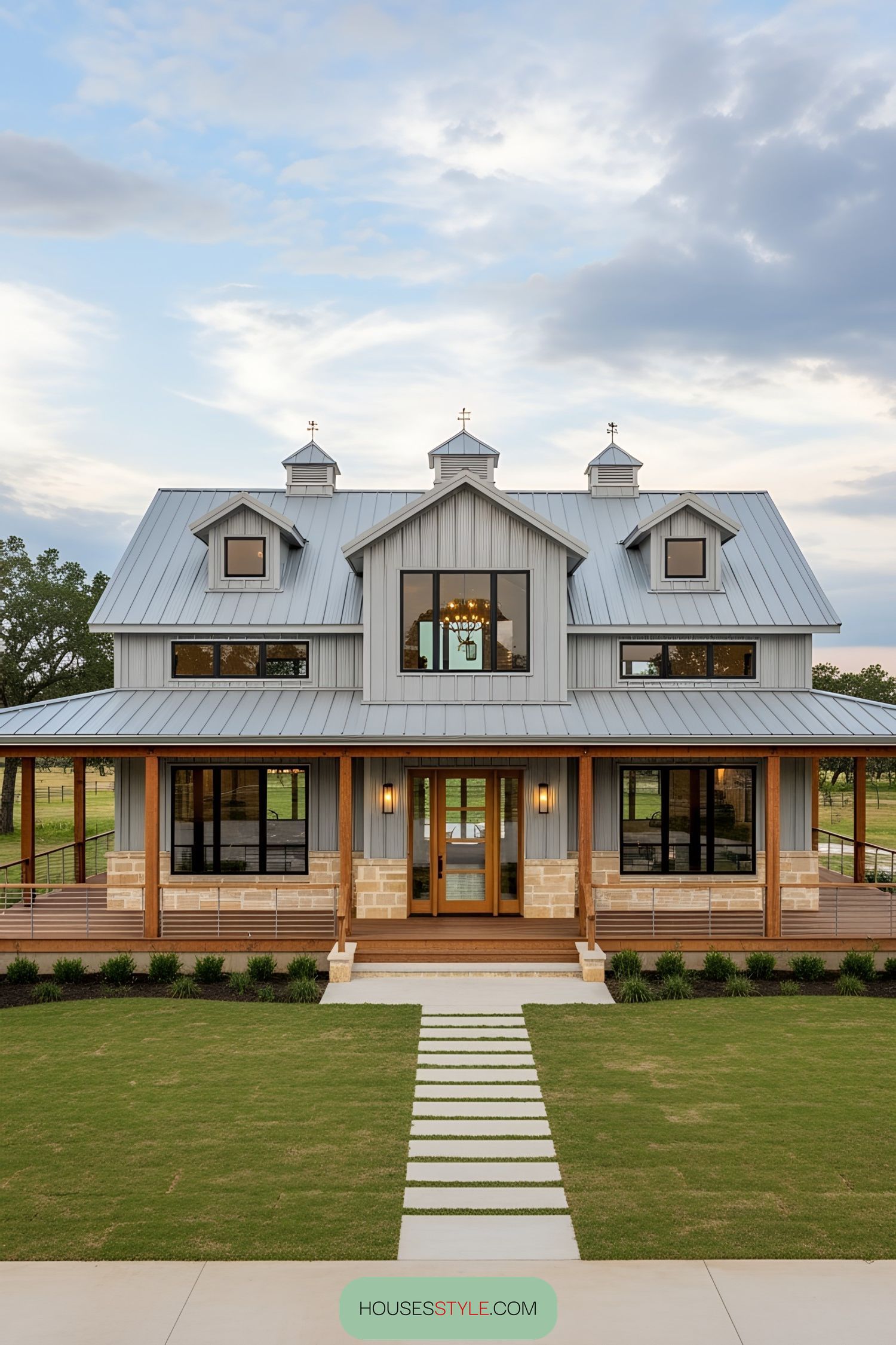 Where a Wraparound Porch Sets the Scene