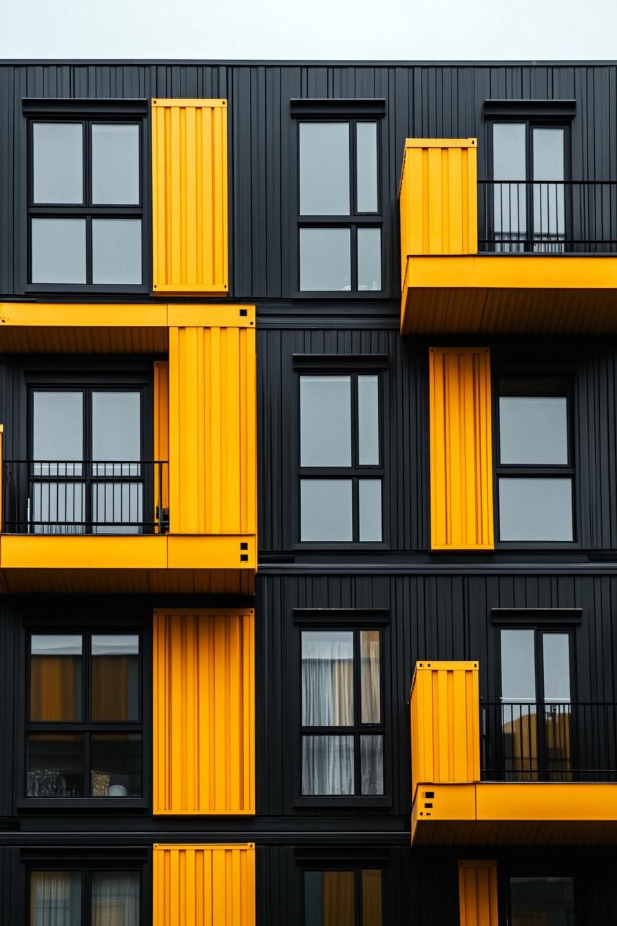 A Sunny, Colorful Container Apartment
