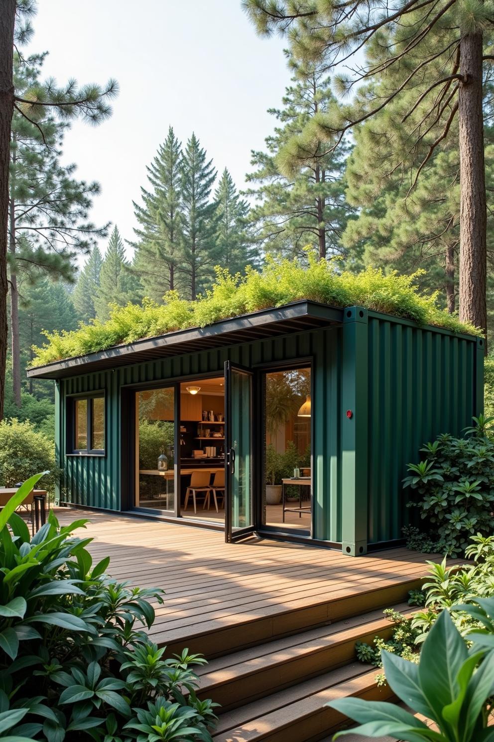 A Green Retreat in a Clever Crate