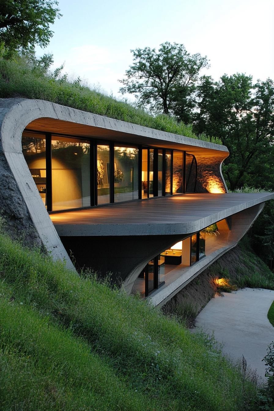Skylit Courtyard Entryways