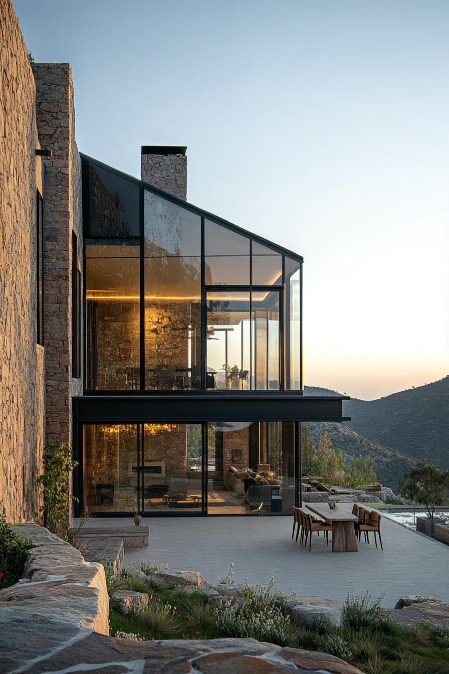 A Crystal-Clear Contemporary Castle