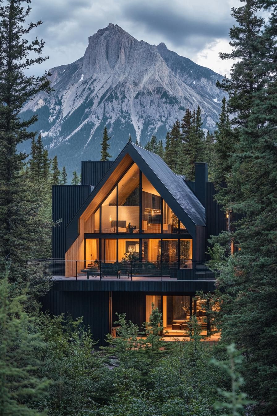Modern Retreat in the High Mountains