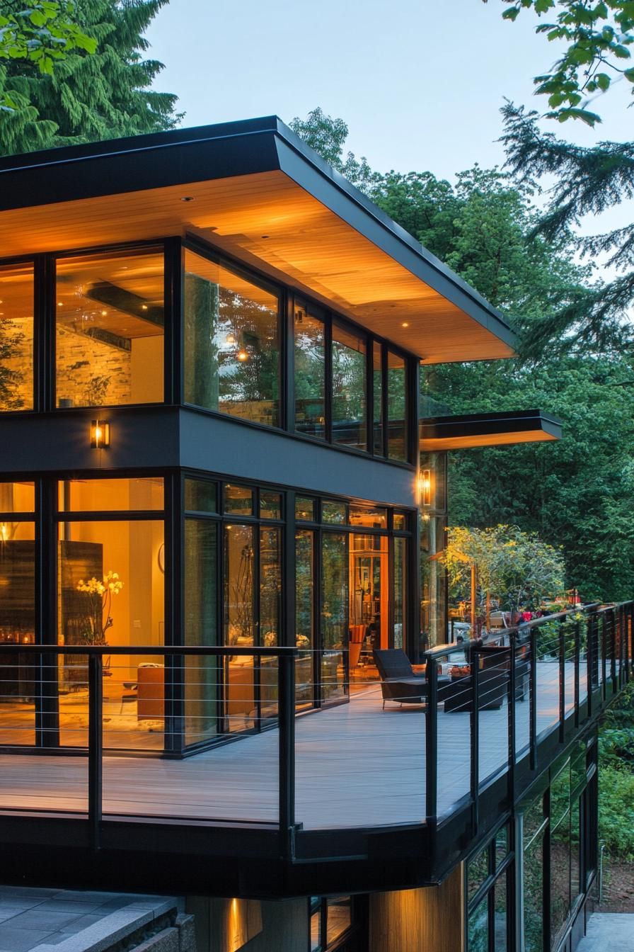 Glass Panels and Steel Porch Rails - photo 2
