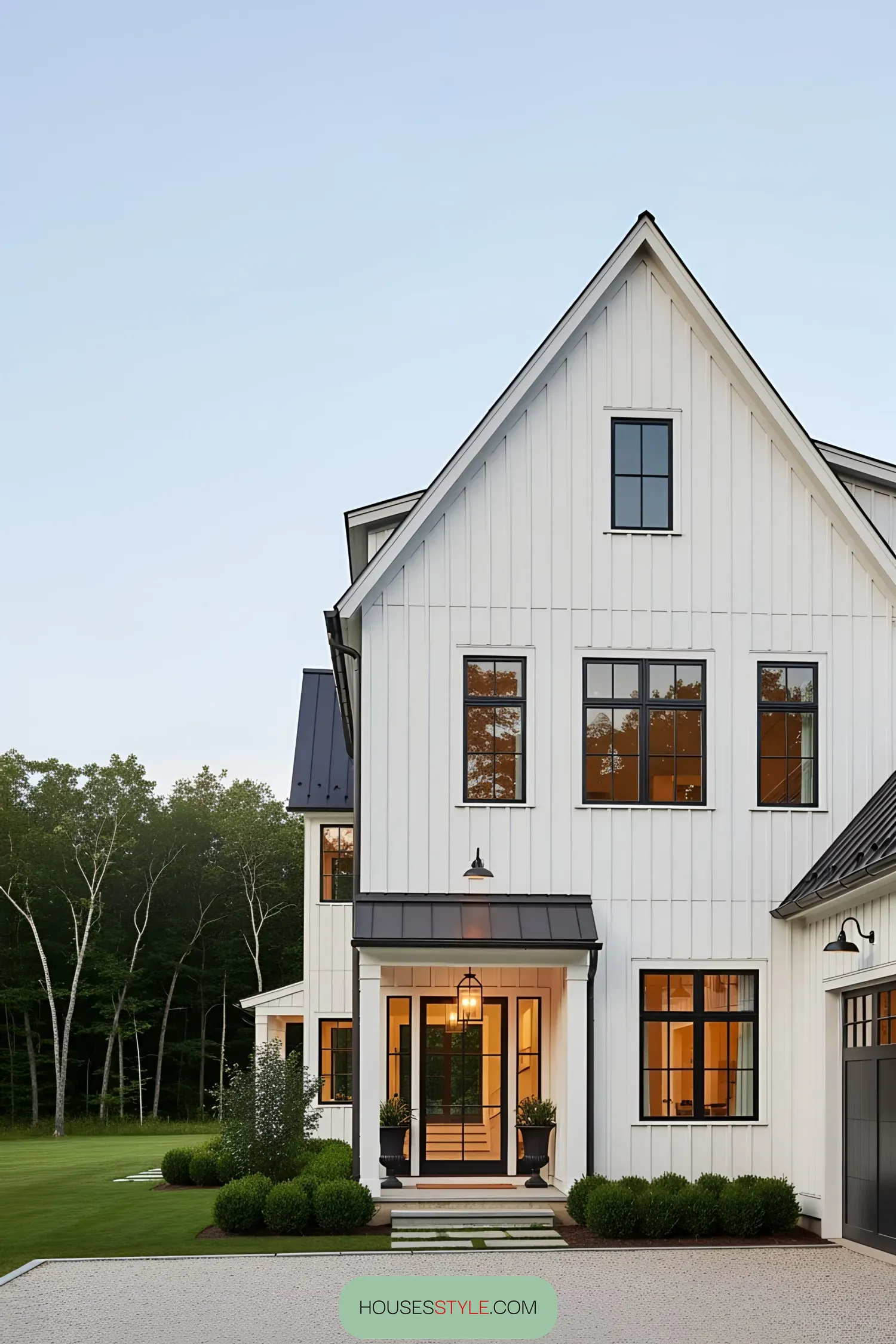 Luxurious Country Escape With a Chic Car Hideout
