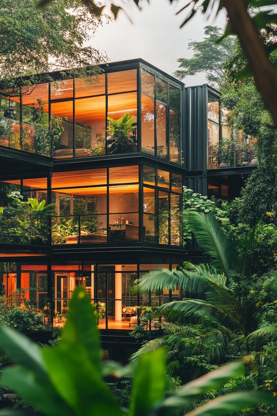 A Peaceful Container Apartment Retreat