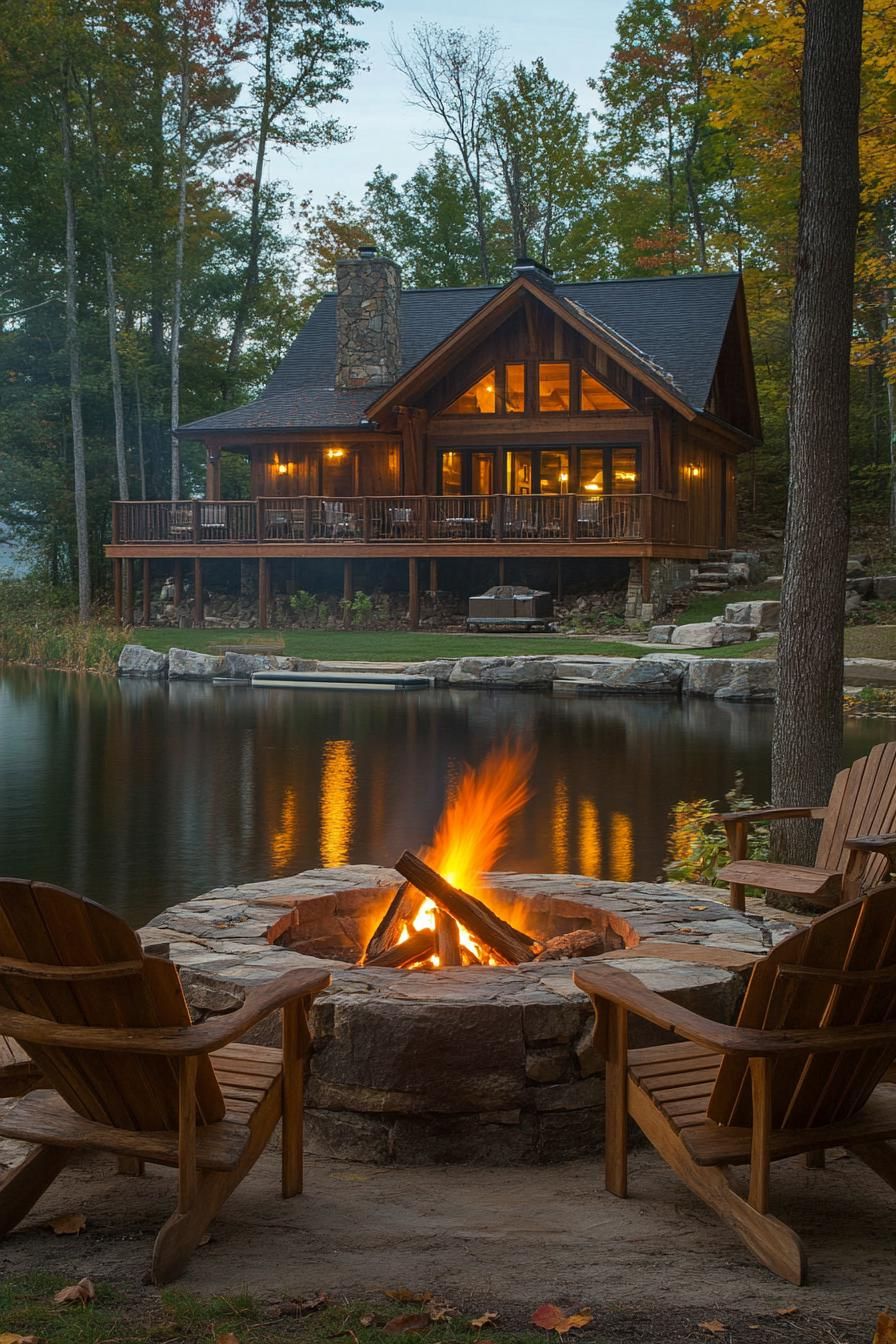 Rustic Lodges With Lakeside Fire Pits - photo 4