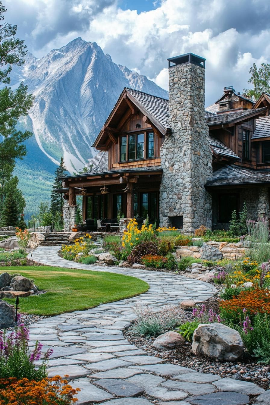 A Stone Castle With Peak Views